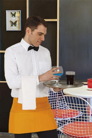 Valento Ποδιά Σερβιτόρου Μέσης Coffee Μπεζ