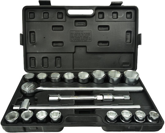 Geko Set Ratchet 3\4" 21pcs