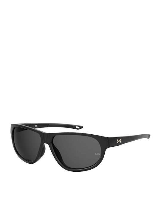Under Armour Unisex Sunglasses with Black Plastic Frame and Black Lens UA Intensity 807/KA