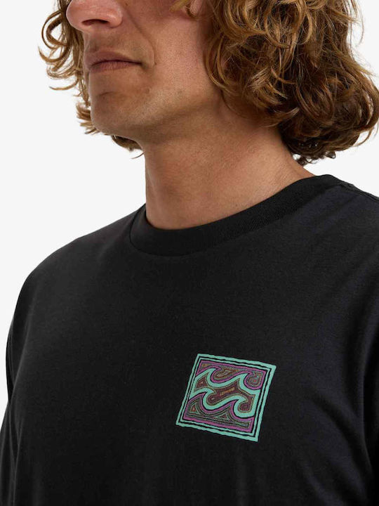 Crayon Wave T-shirt Black