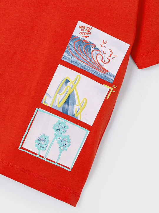 Παιδικό T-shirt Κόκκινο surf