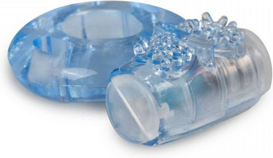 Easytoys Stimulator Δονούμενο Δαχτυλίδι Πέους Μπλε