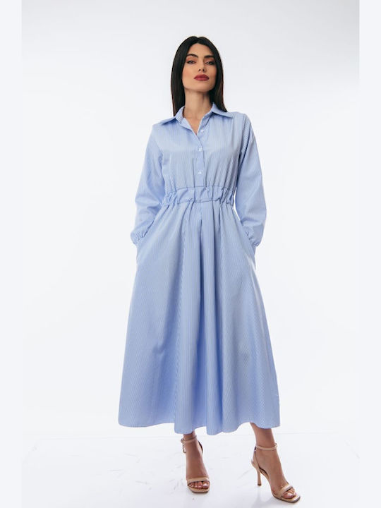 Sommer Maxi Kleid Sky Blue