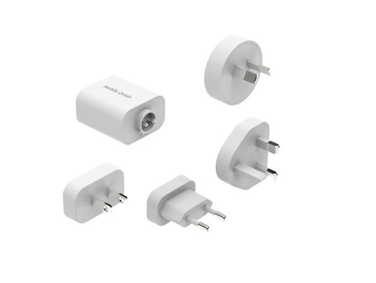 Mobile Origin Φορτιστής Χωρίς Καλώδιο GaN με Θύρα USB-A και Θύρα USB-C 30W Power Delivery Λευκός (MO14 EU,USA,UK,AUS)