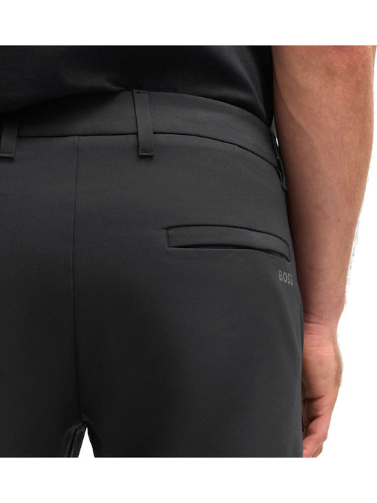 Trousers Elastic in Slim Fit Black