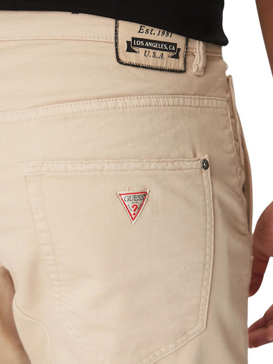 Trousers Cargo Elastic Beige