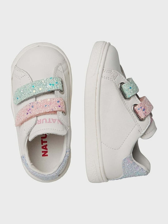 Kids Sneakers with Scratch White