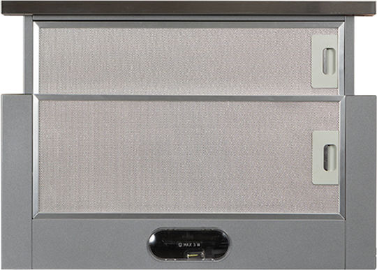 Davoline Spot Q Eco Gr-Ix 060 Sliding Vent Hood 60cm Gray