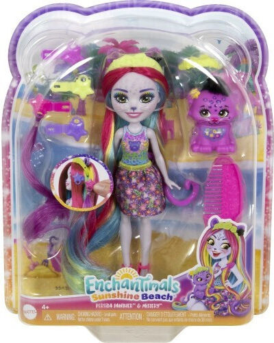 Mattel Sunshine Beach Persida Panther and Mistery Кукла за 4+ години+ години