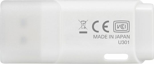 Kioxia TransMemory U301 128GB USB 3.2 Stick Λευκό
