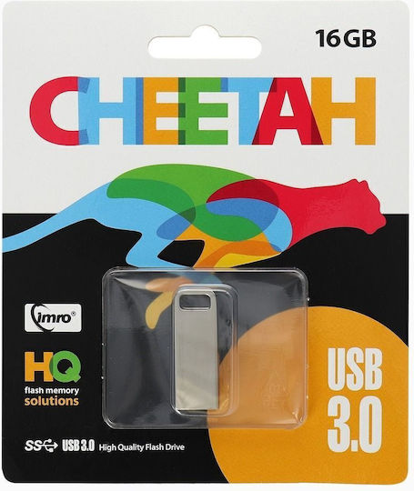 IMRO Cheetah 16GB USB 3.0 Stick Μπλε