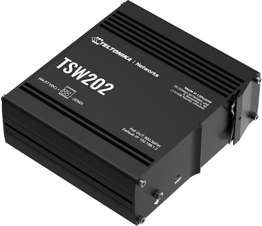 Teltonika Managed L2 PoE+ Switch with 8 Gigabit (1Gbps) Ethernet Ports and 8 SFP Ports