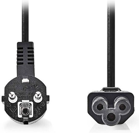 Nedis Schuko - IEC C5 Cable 2m Μαύρο CEGT10100BK20