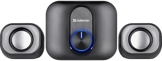 Defender V13 Ηχεία Υπολογιστή 2.1 με Ισχύ 11W Μαύρα