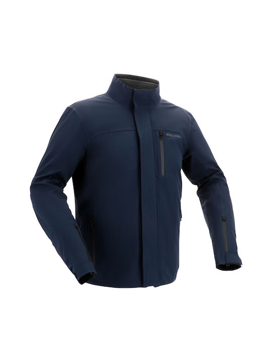 Richa Universal Winter Herren Motorradjacke Wasserdicht Blau
