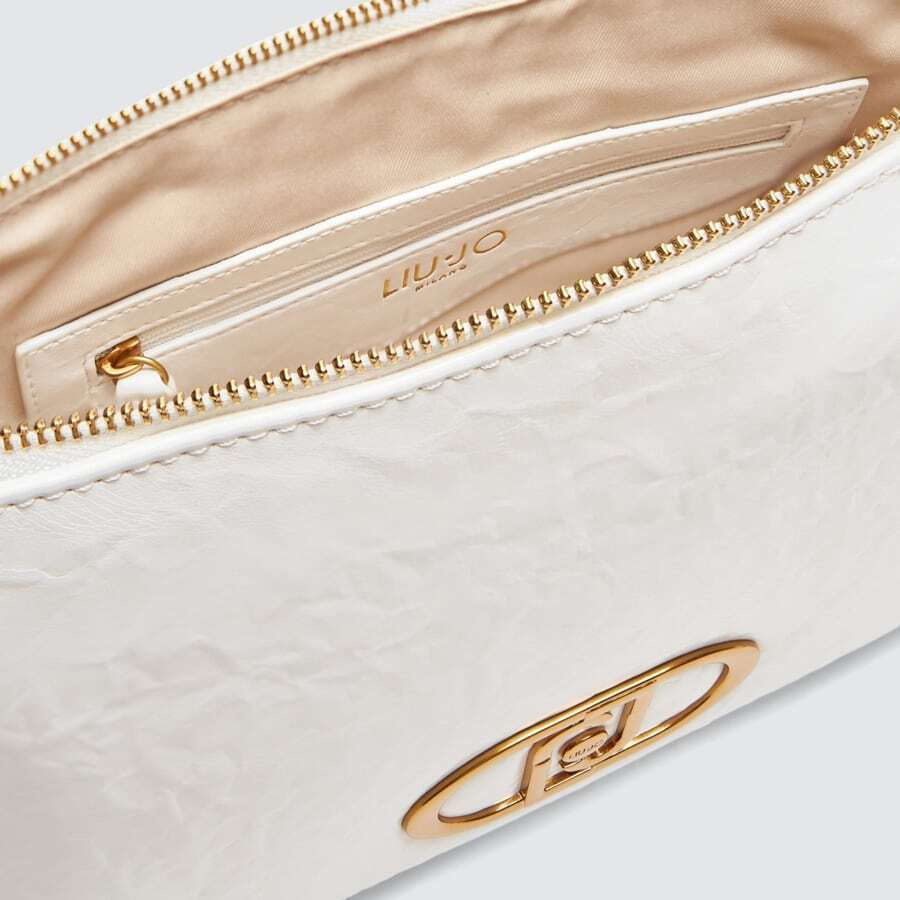 ショルダーバッグ・ポシェット LIU JO Women Shoulder Bags AA5141E0886 01065 White Liu Jo White Logo Shoulder Bag - White - Women