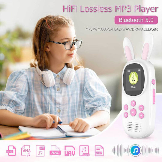 Chenfec M5 MP3 Player (16GB) Ροζ