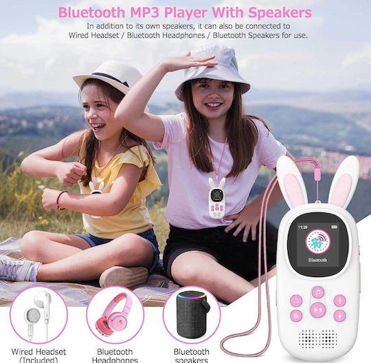 Chenfec M5 MP3 Player (16GB) Ροζ