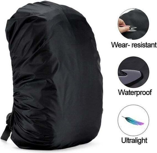 Προστατευτικό Κάλυμμα για Σακίδιο Camping Μαύρο 45lt