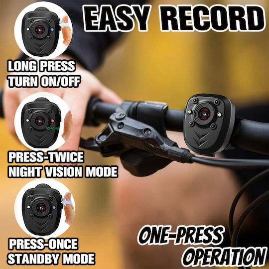 Portable Mini Body Camera 1080p Night Vision Infrared Recorder Police Security Home Outdoor