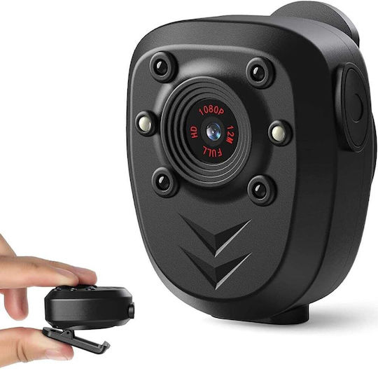 Portable Mini Body Camera 1080p Night Vision Infrared Recorder Police Security Home Outdoor