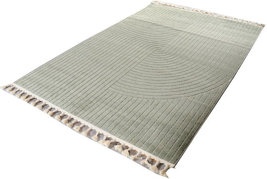 Tzikas Carpets Tenerife 72513-940 Teppich Rechteckig Synthetisch,Polyester/Cotton/Leather Grün