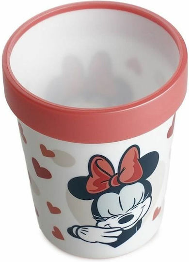 Thermobaby Feeding Set Minnie Mouse Heart Full Plastic White 3pcs