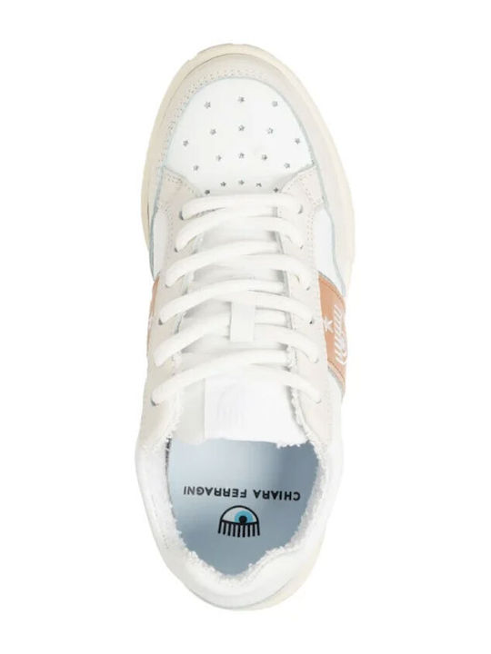 Damen Sneakers White-multicolor
