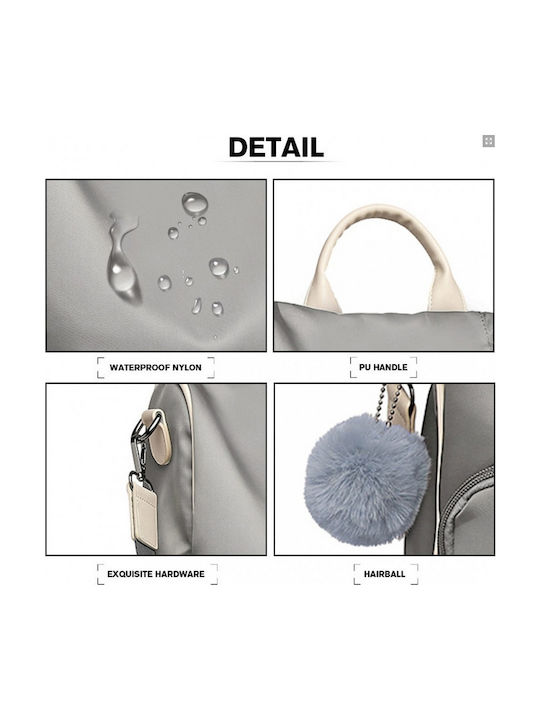 Miss Lulu Backpack Γκρι