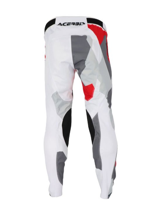 Acerbis Mx Linear Subway Ανδρικό Παντελόνι Καλοκαιρινό White/Grey Acerbis Mx Linear Subway Ανδρικό Παντελόνι Καλοκαιρινό White/Grey