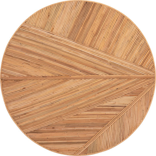Gatsby Rund Tisch Speisesaal Rattan Natural Rattan 72x72x76cm