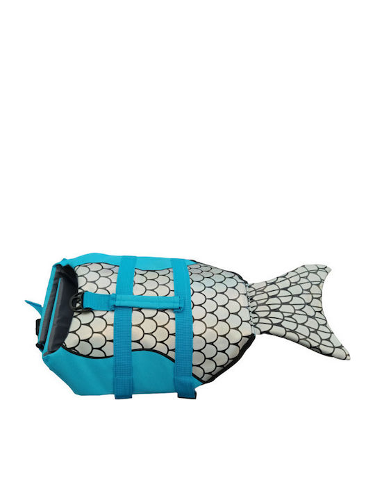 Спасителна жилетка за кучета Denik Sea Life Jacket Fish L Син 40см 0000005090