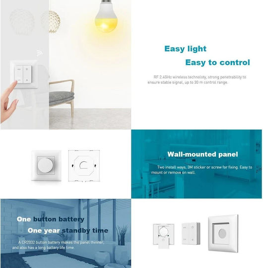 GloboStar Comutator De Perete Electric Sens Unic Cu Ramă
