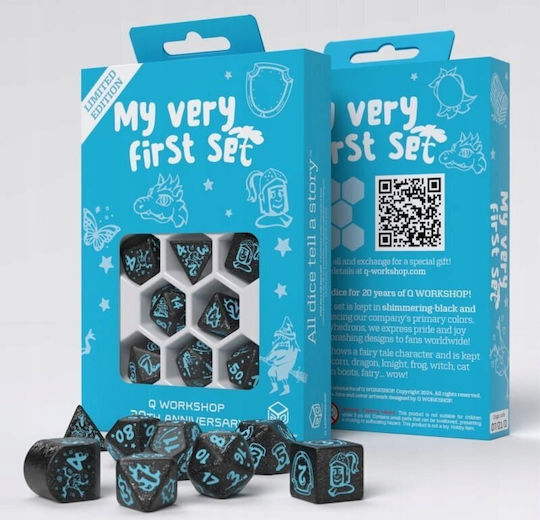 Σετ Ζάρια Q-workshop 20 Years My Very First Dice Set Limited Edition