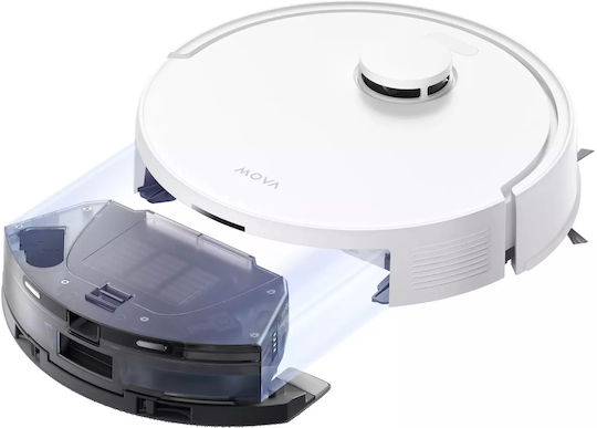 Mova E20 Plus Σκούπα Ρομπότ με Χαρτογράφηση Laser & Απορρόφηση 5000Pa Λευκή
