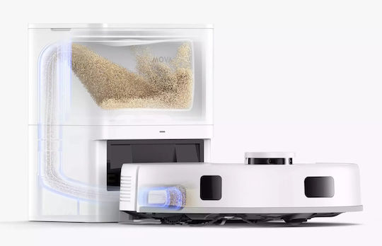 Mova E20 Plus Σκούπα Ρομπότ με Χαρτογράφηση Laser & Απορρόφηση 5000Pa Λευκή