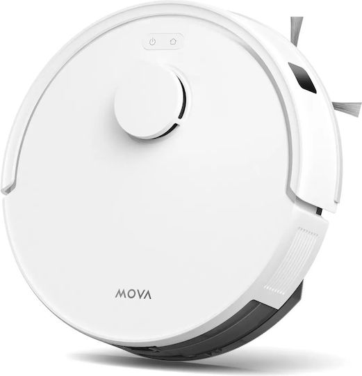 Mova E20 Robot Vacuum Cleaner with Laser Mapping & 5000Pa Suction Power White