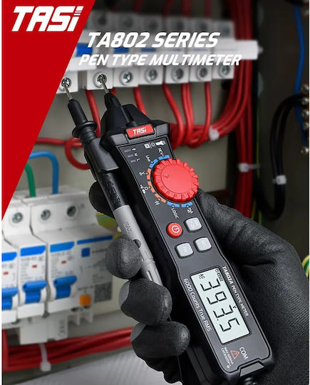 GloboStar Digitales Multimeter Wahre Effektivwert mit AC / DC / Temperaturmessung 79693