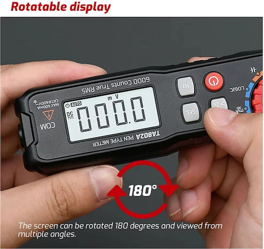 GloboStar Digitales Multimeter Wahre Effektivwert mit AC / DC / Temperaturmessung 79693