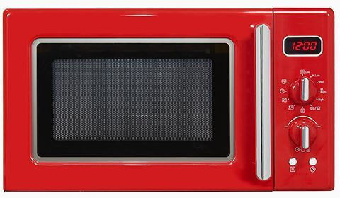 Exquisit Retro Φούρνος Μικροκυμάτων με Grill 20lt Κόκκινος