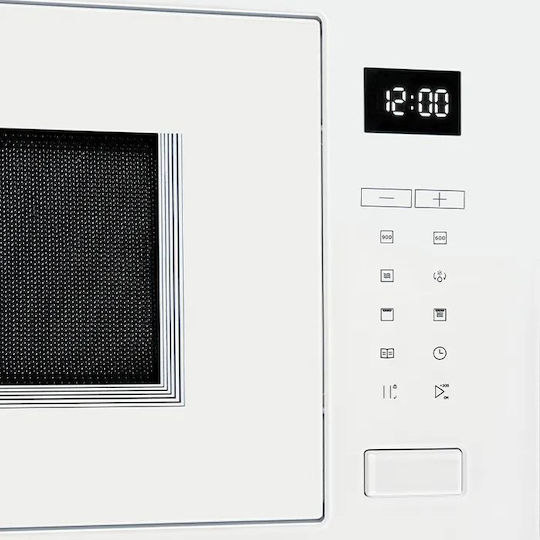 Exquisit Built-in Microwave Oven with Grill 25lt White