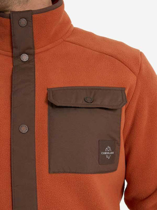 Cardigan pentru Bărbați Orange
