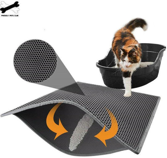 Pet Interest Litter Black Mat Cat Toilet 45x60cm 1pcs