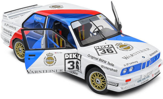 Solido Metallmodell 1:18 BMW E30 M3 Weiß #36 Soper DTM 1989