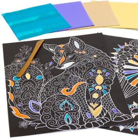 Colouring Book Foil Art