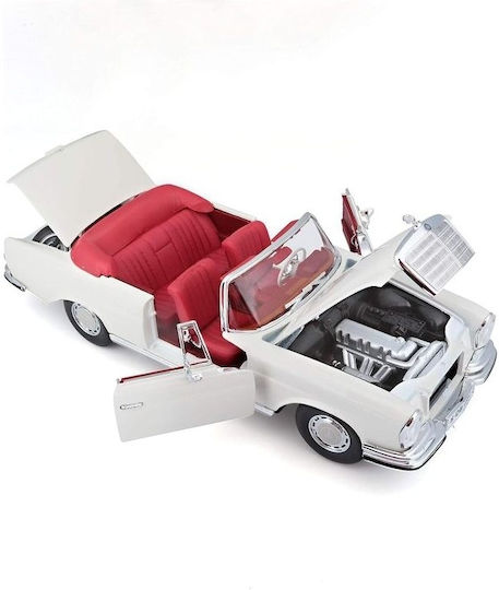 Maisto Mercedes-Benz 280SE Convertible '66 Modeling Figure Car Beige in Scale 1:18