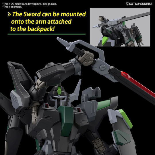 Bandai Spirits Mobile Suit Gundam Modeling Figure Black in Scale 1:144