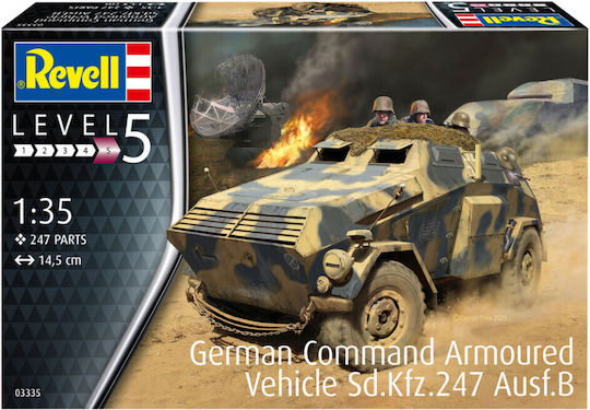 Revell German Command Armoured Фигура за Моделизъм 247 Части в Мащаб 1:35