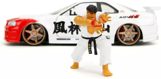 Jada Street Fighter Ryu 1:24 Nissan Skyline Gtr 253255071