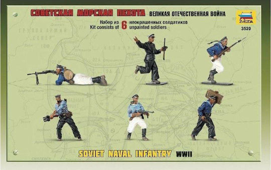 Zvezda Φιγούρα Μοντελισμού Soviet Naval σε Κλίμακα 1:35